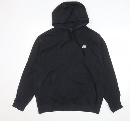 Mens UK Size L Nike Black Pullover Hoodie