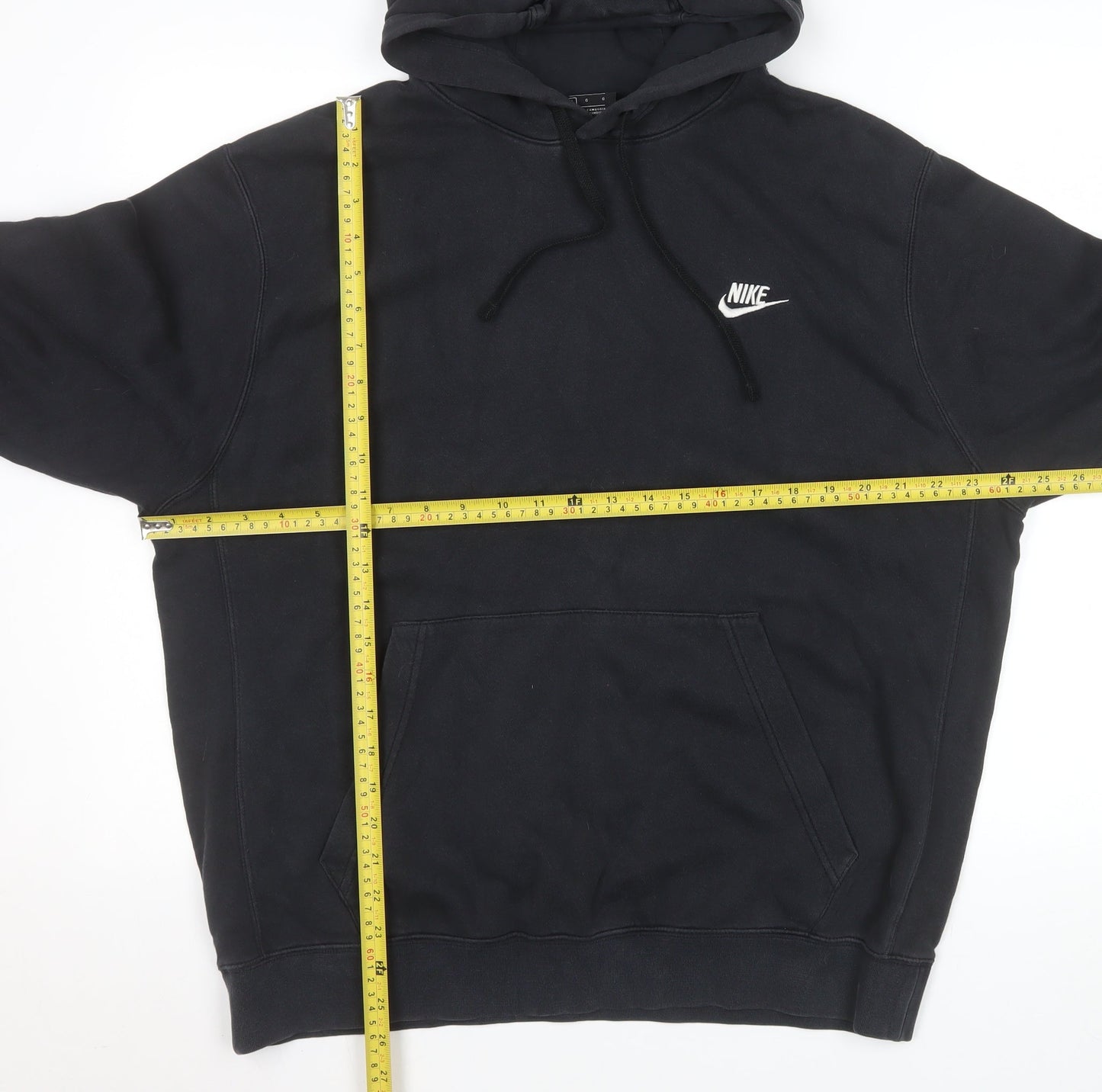 Mens UK Size L Nike Black Pullover Hoodie