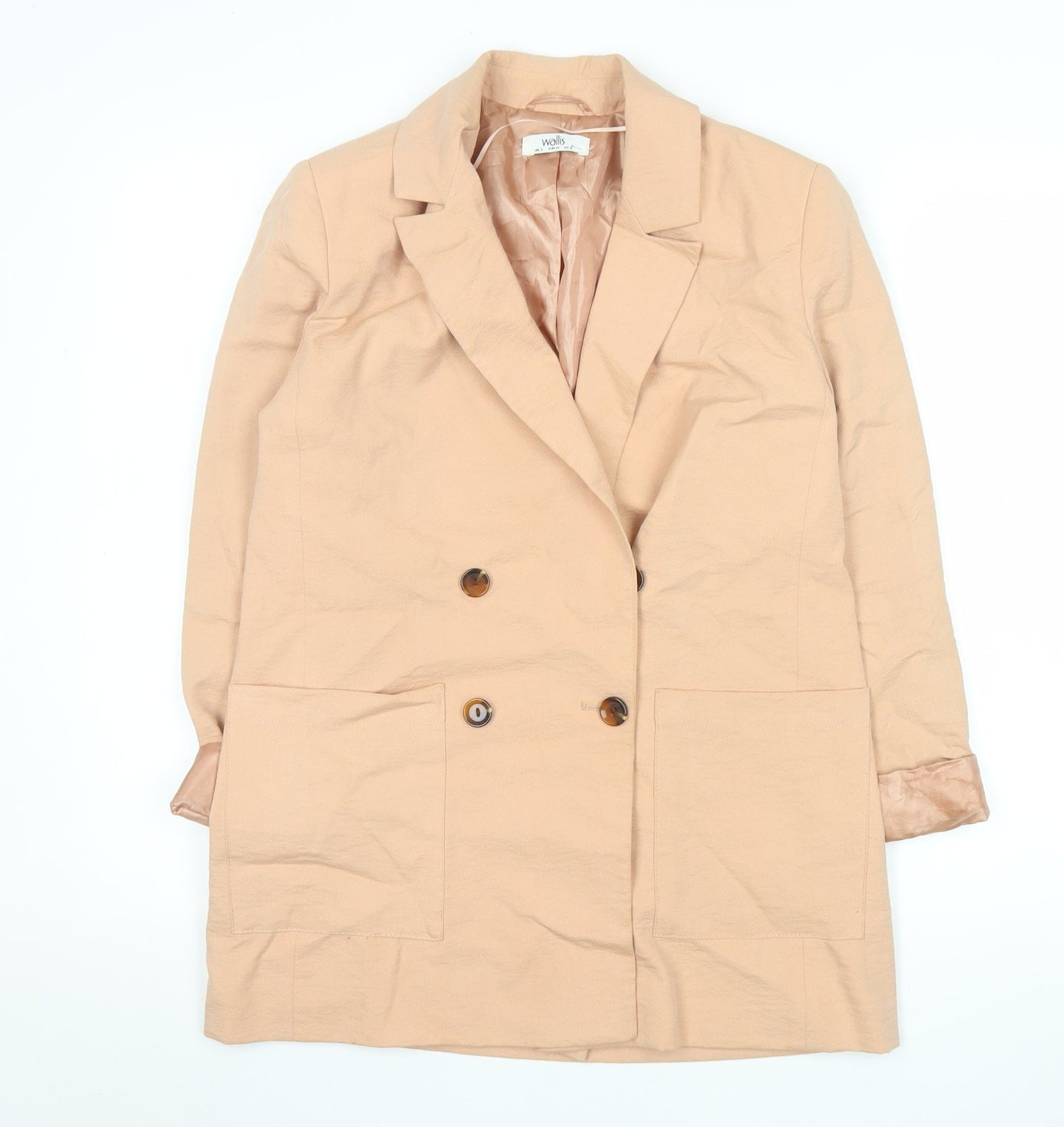 Womens UK Size 8 Wallis Regular Beige Blazer