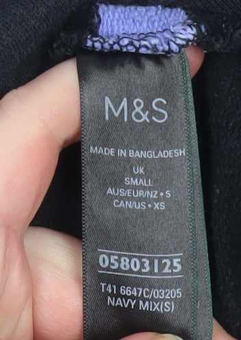 Mens UK Size S Marks and Spencer Blue Pullover Sweatshirt