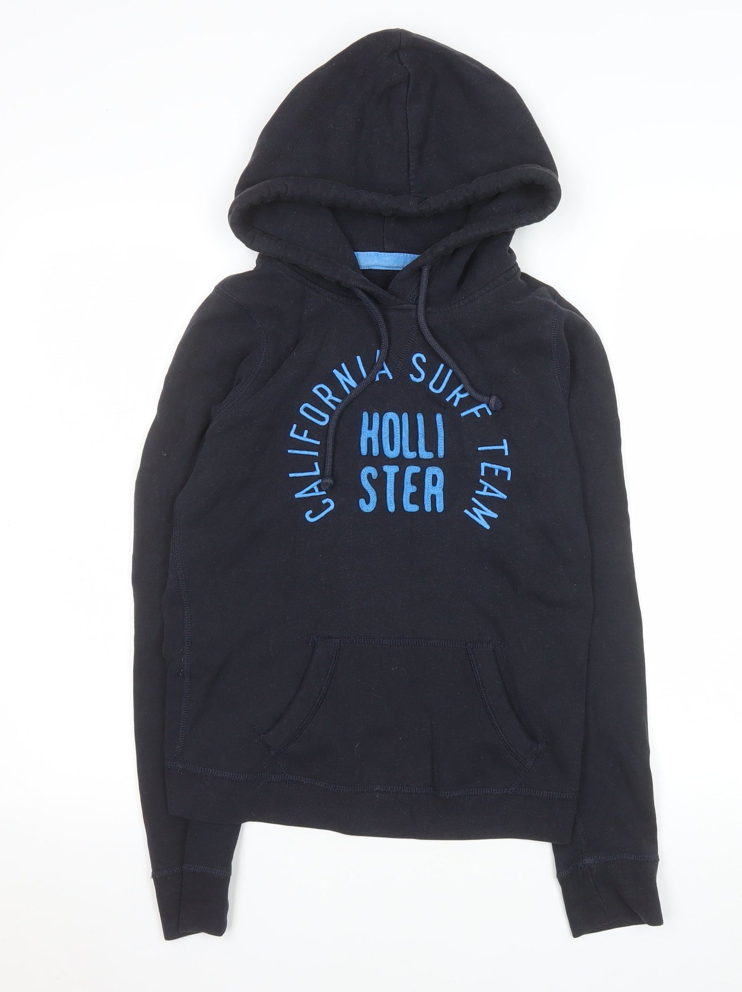 Mens UK Size M Hollister Black Pullover Hoodie