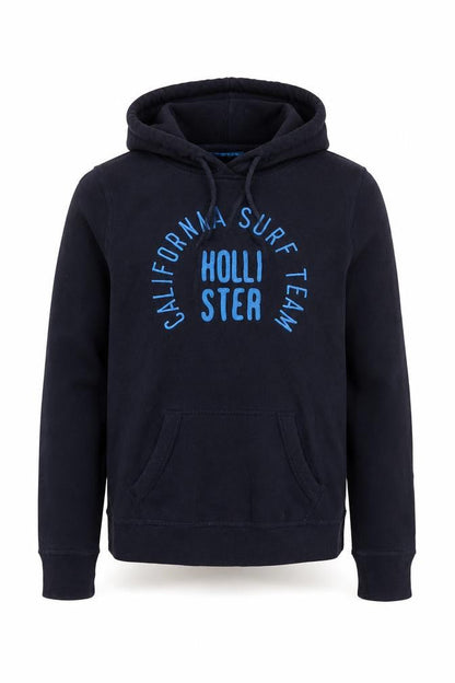 Mens UK Size M Hollister Black Pullover Hoodie
