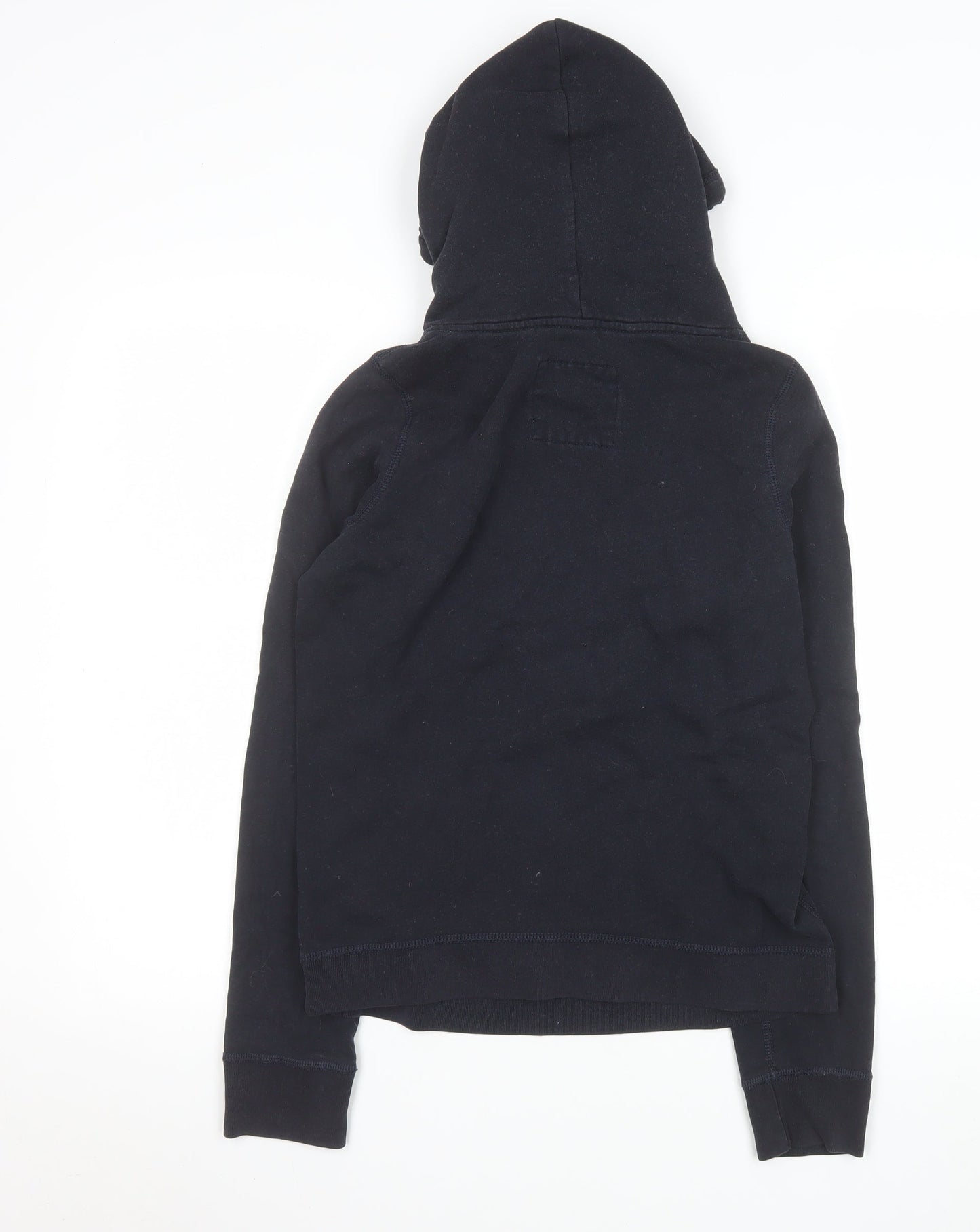 Mens UK Size M Hollister Black Pullover Hoodie