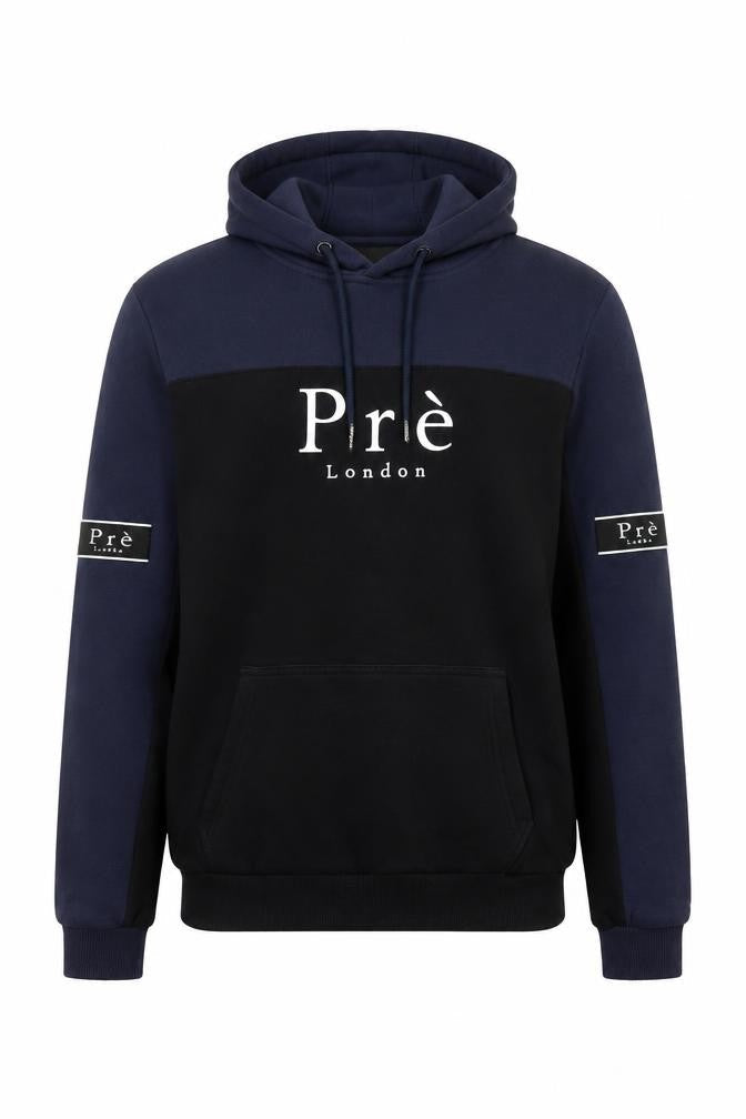 Mens UK Size S Pré London Black Pullover Hoodie