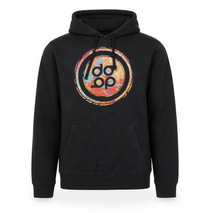 Mens UK Size M Port & Company Black Pullover Hoodie