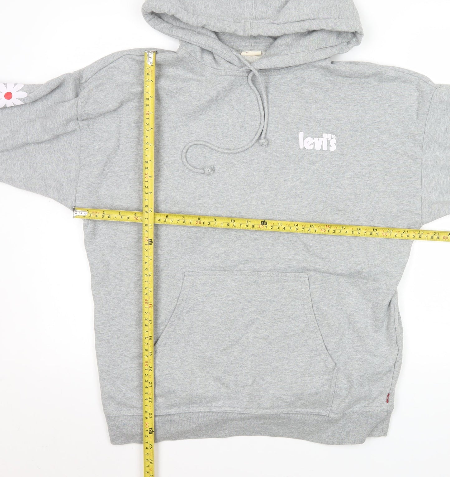Womens UK Size XS Levi's Grey Pullover Hoodie