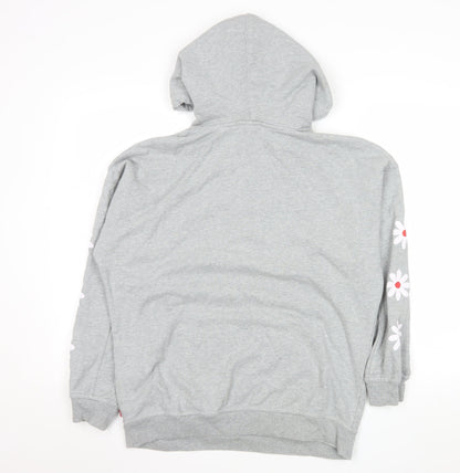 Womens UK Size XS Levi's Grey Pullover Hoodie