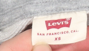 Womens UK Size XS Levi's Grey Pullover Hoodie