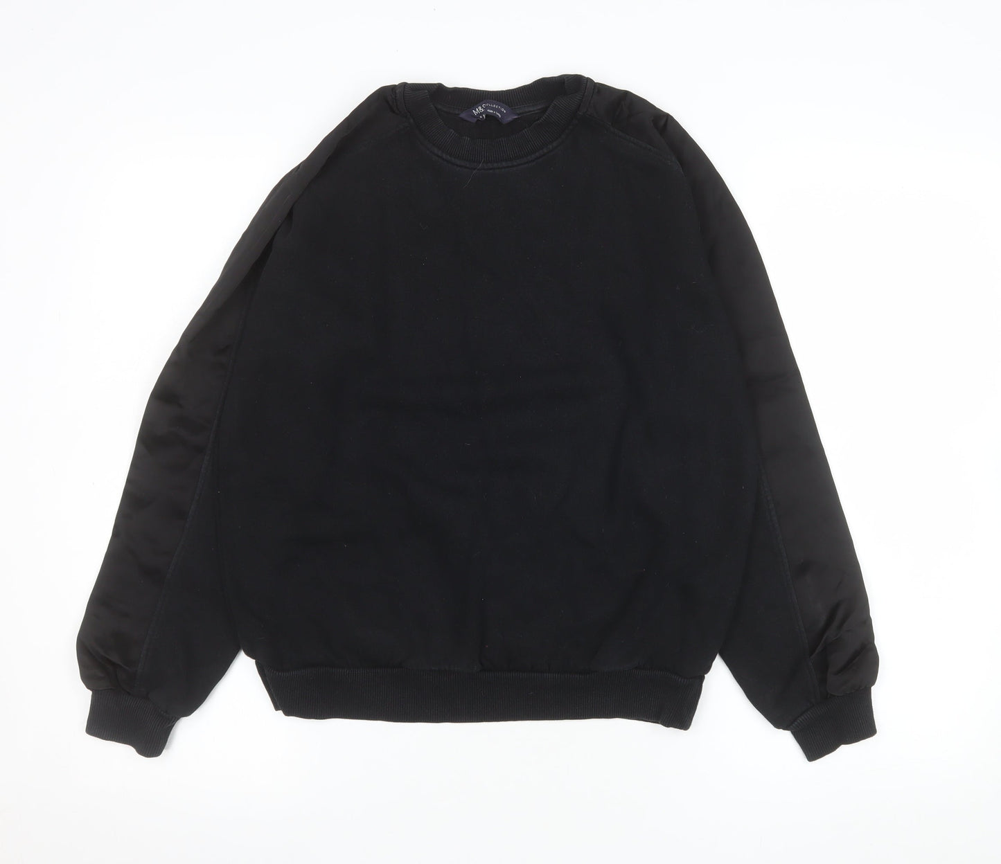 Womens UK Size 10 Marks and Spencer Black Pullover Sweatshirt