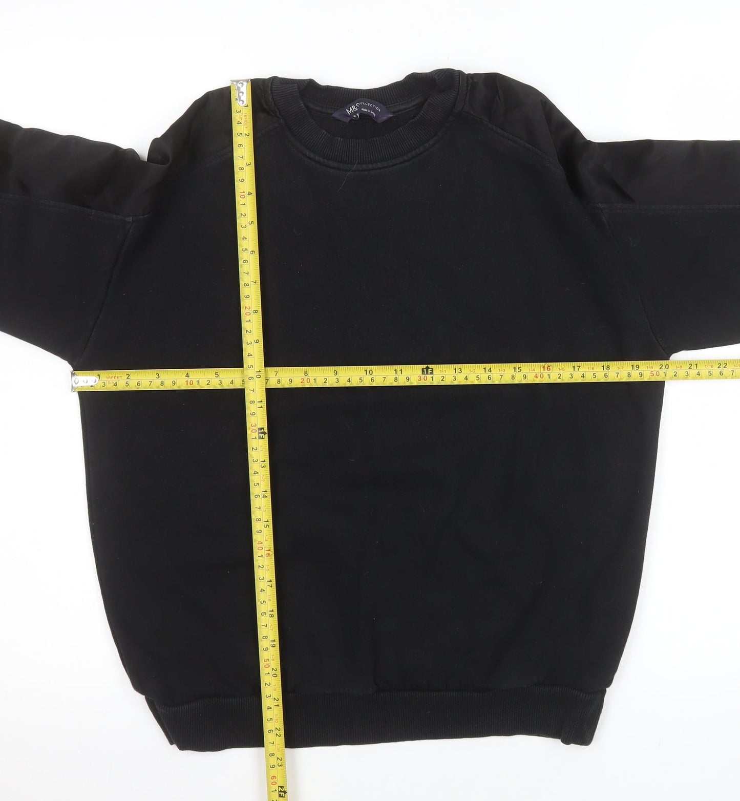 Womens UK Size 10 Marks and Spencer Black Pullover Sweatshirt