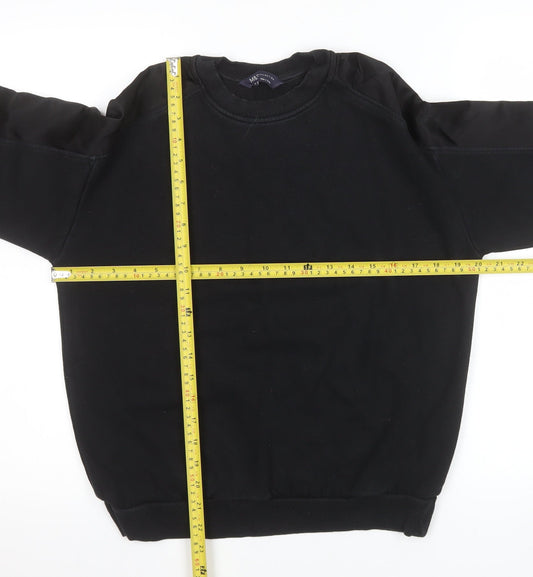 Womens UK Size 10 Marks and Spencer Black Pullover Sweatshirt