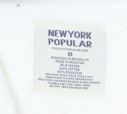 Mens UK Size M NEW YORK POPULAR Multicoloured Basic Jacket
