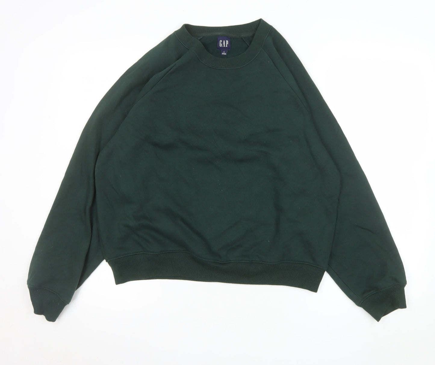 Mens UK Size M Gap Green Pullover Sweatshirt