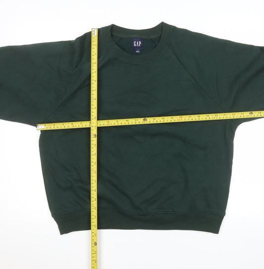 Mens UK Size M Gap Green Pullover Sweatshirt