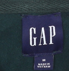 Mens UK Size M Gap Green Pullover Sweatshirt