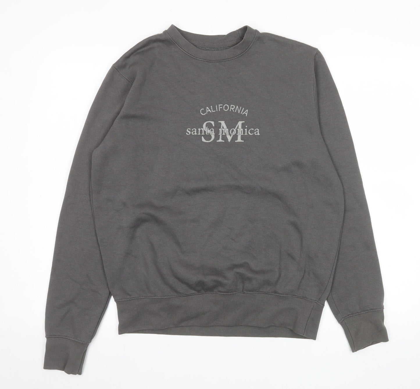 Womens UK Size S PRETTYLITTLETHING Grey Pullover Sweatshirt