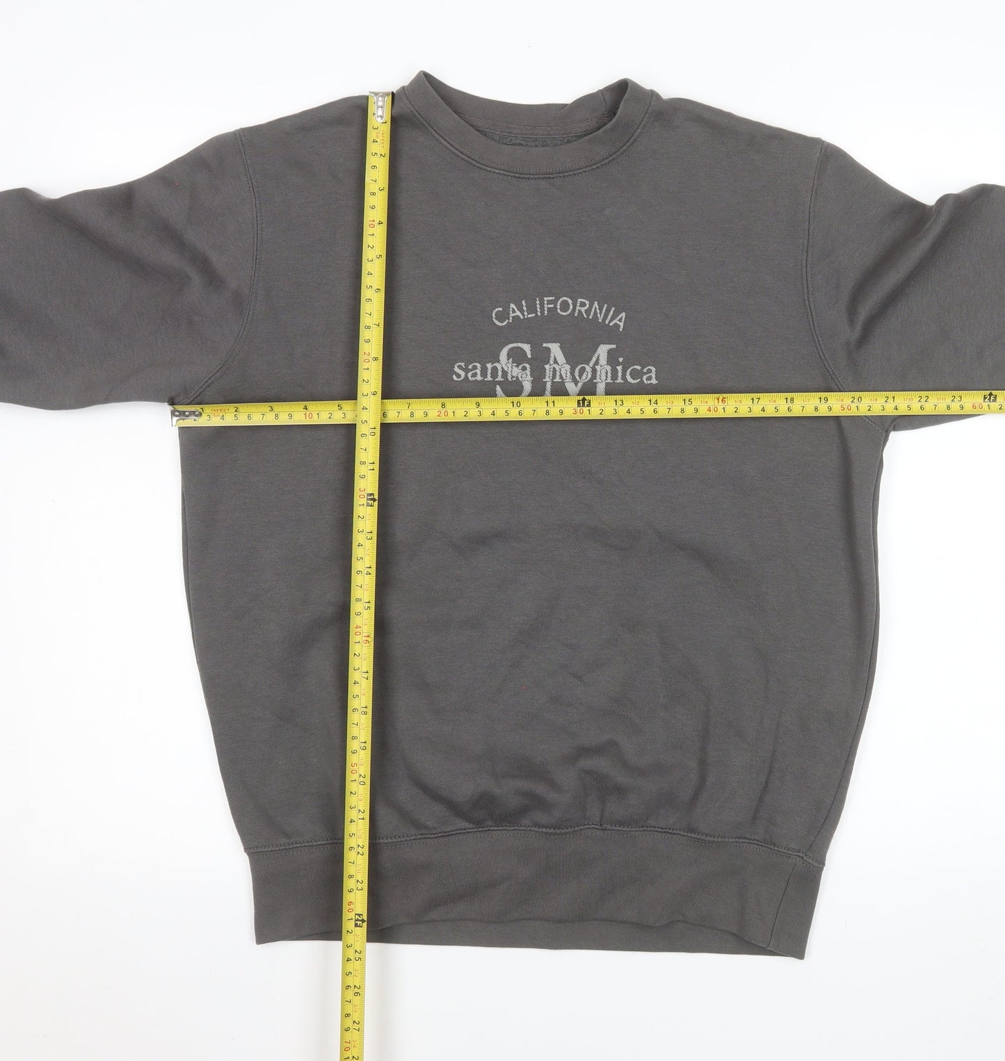 Womens UK Size S PRETTYLITTLETHING Grey Pullover Sweatshirt