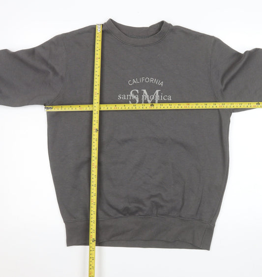 Womens UK Size S PRETTYLITTLETHING Grey Pullover Sweatshirt
