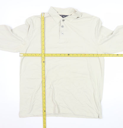 Mens UK Size M Marks and Spencer Cotton Blend Polo Shirt