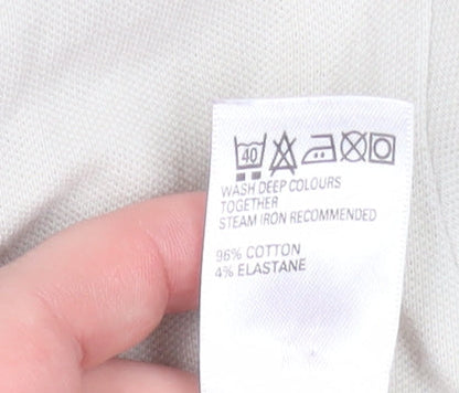 Mens UK Size M Marks and Spencer Cotton Blend Polo Shirt