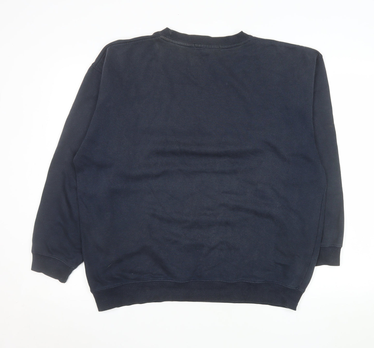 Mens UK Size M Cotton Traders Blue Pullover Sweatshirt
