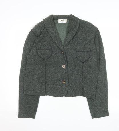 Womens UK Size M Wallis Regular Green Blazer