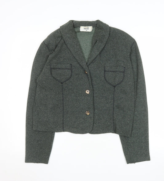Womens UK Size M Wallis Regular Green Blazer