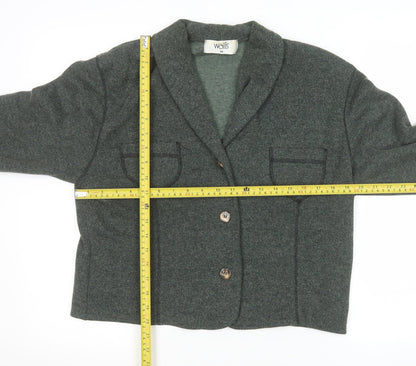 Womens UK Size M Wallis Regular Green Blazer