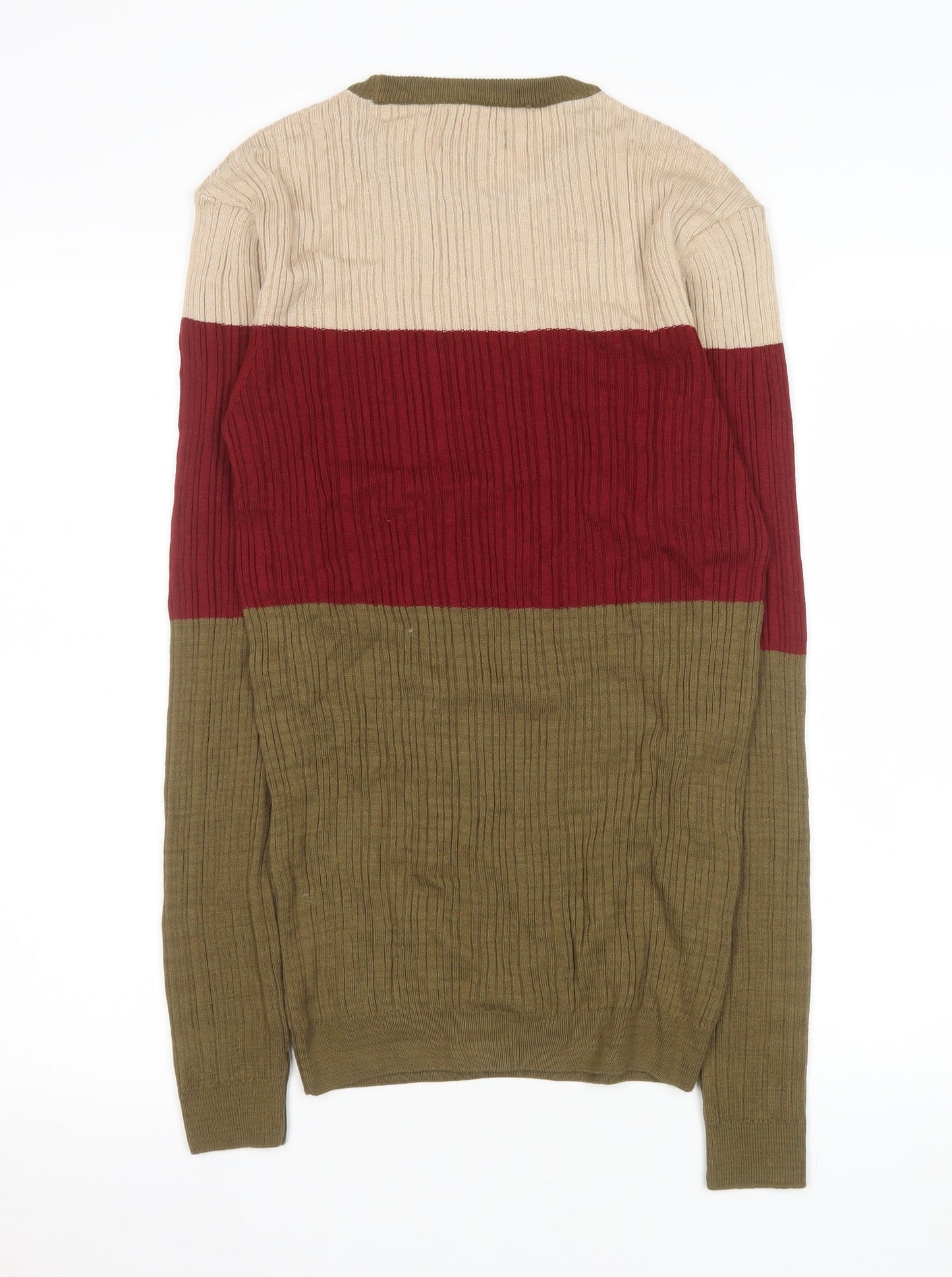 Mens UK Size M ASOS Multicoloured Pullover Jumper