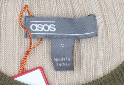 Mens UK Size M ASOS Multicoloured Pullover Jumper