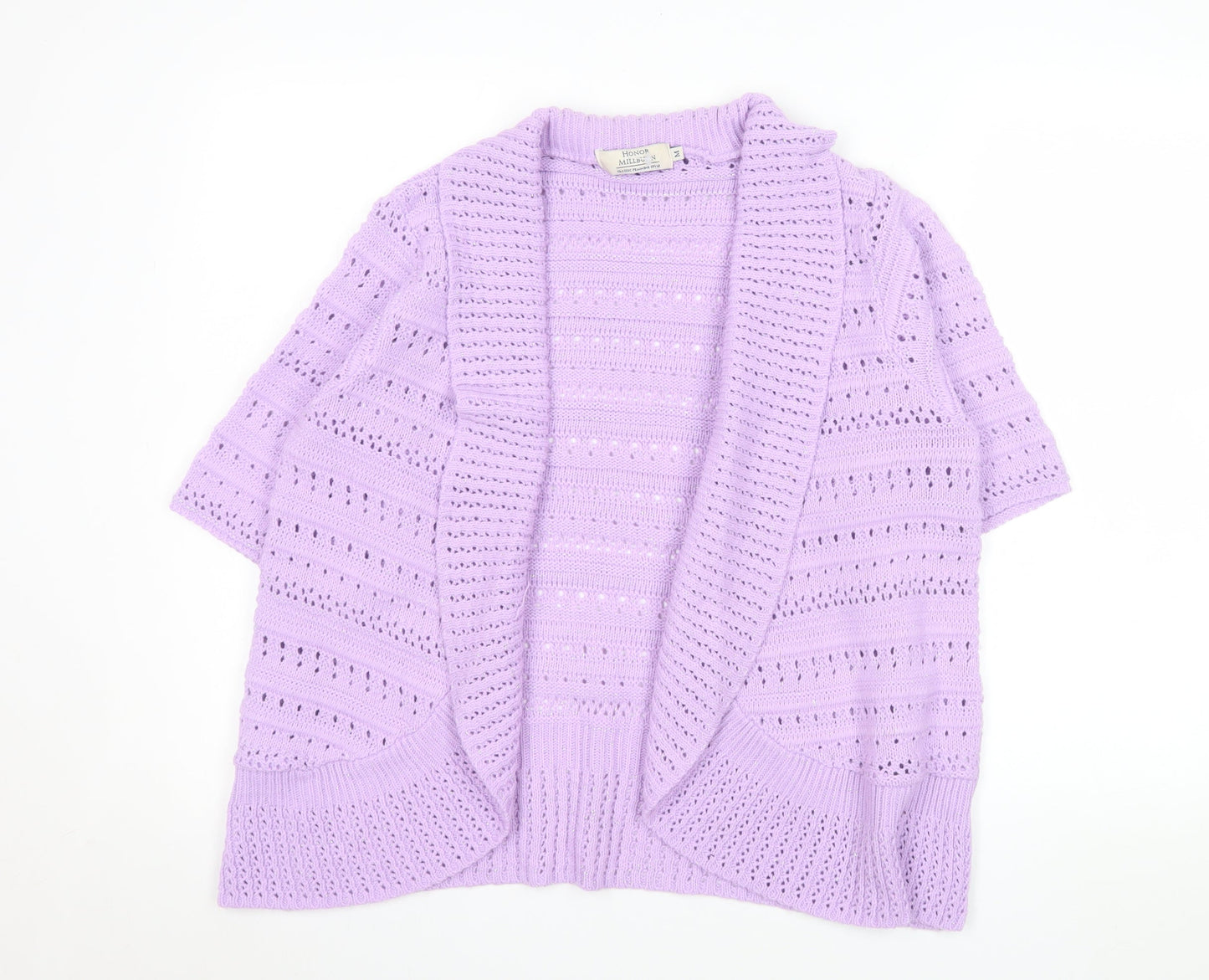 Womens UK Size M Honor Millburn Purple Cardigan Jumper