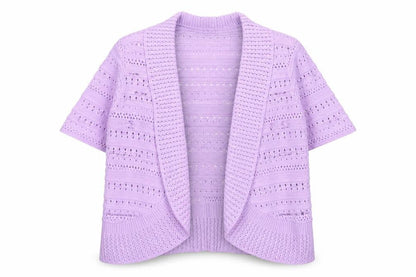 Womens UK Size M Honor Millburn Purple Cardigan Jumper