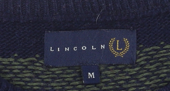 Mens UK Size M Lincoln Multicoloured Pullover Jumper