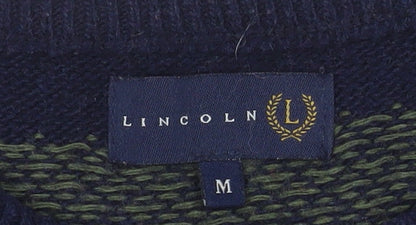 Mens UK Size M Lincoln Multicoloured Pullover Jumper