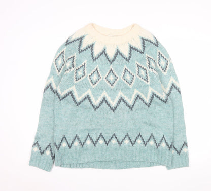 Womens UK Size 14 NEXT Blue Pullover Jumper