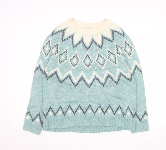 Womens UK Size 14 NEXT Blue Pullover Jumper