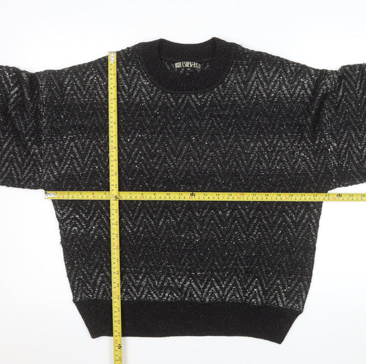 Womens UK Size M BiBA Black Pullover Jumper