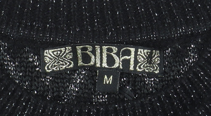 Womens UK Size M BiBA Black Pullover Jumper