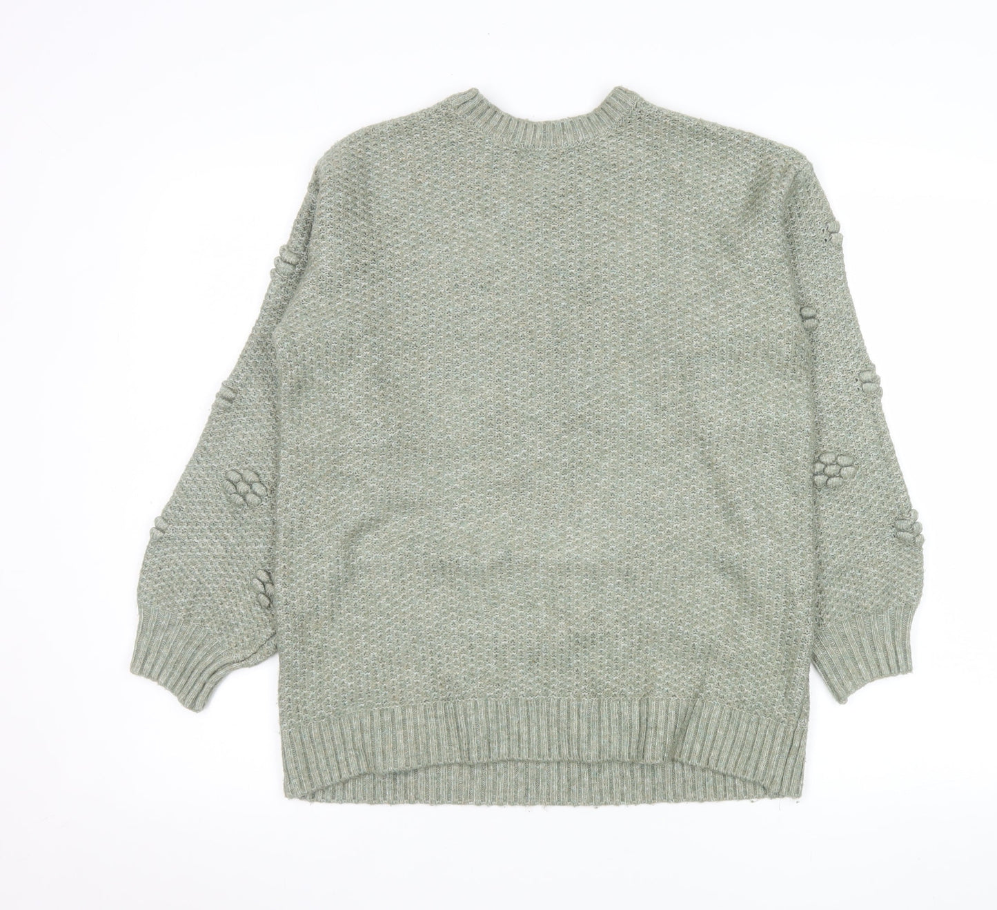 Womens UK Size XS Marks and Spencer Green Pullover Jumper