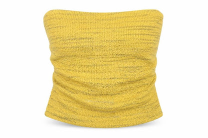 Womens UK Size S Pull&Bear Yellow Camisole Tank