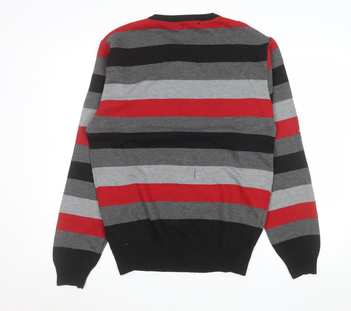 Mens UK Size L Swiss Cross Multicoloured Pullover Jumper