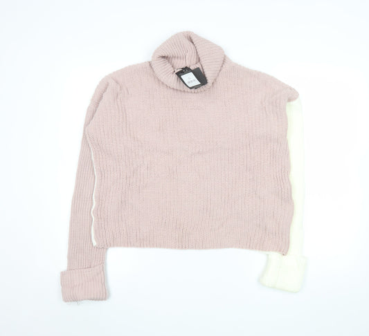 Womens UK Size S New Look Multicoloured Pullover Jumper