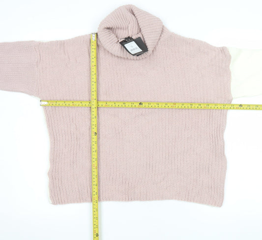 Womens UK Size S New Look Multicoloured Pullover Jumper