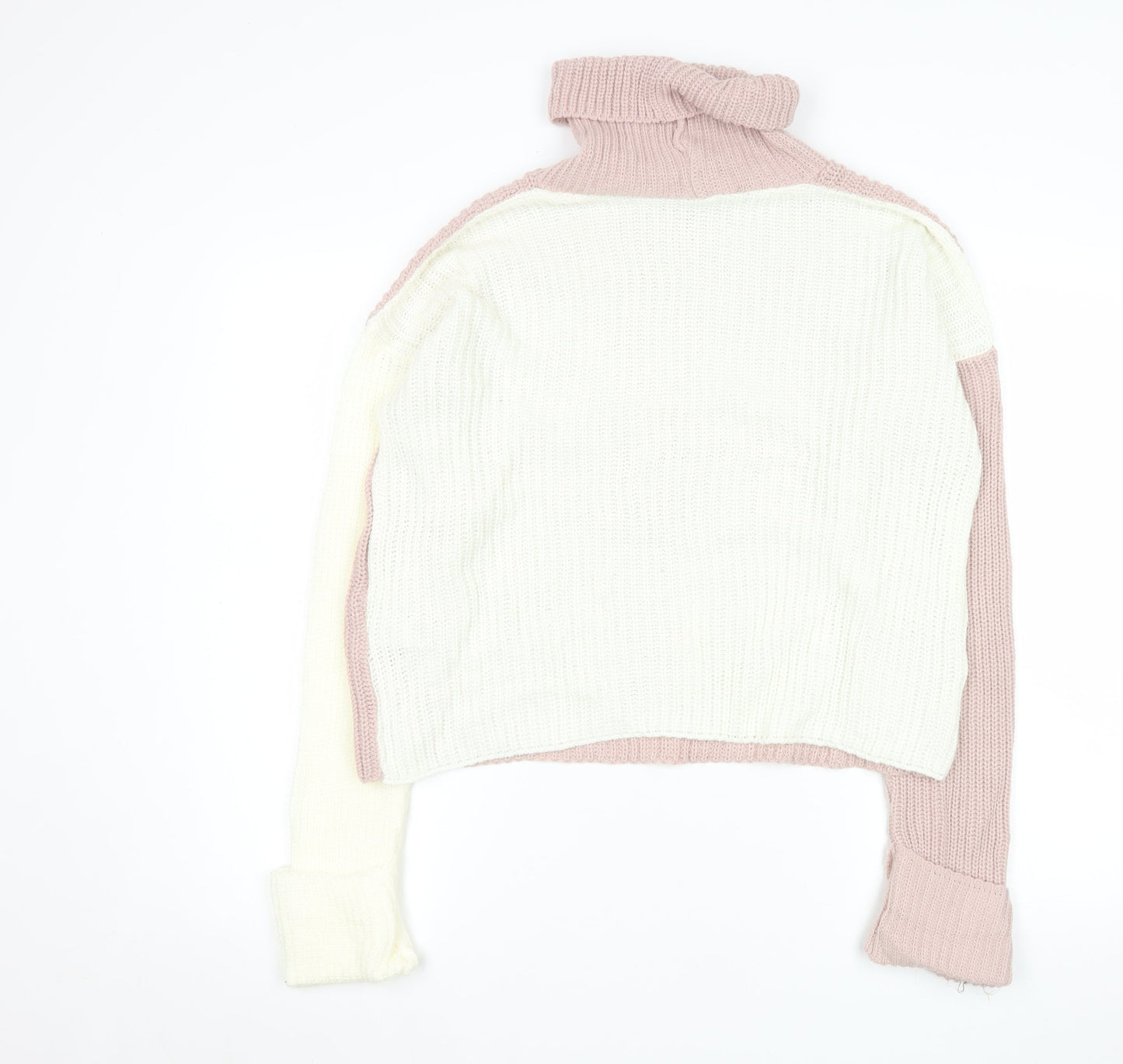 Womens UK Size S New Look Multicoloured Pullover Jumper