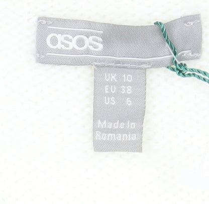 Womens UK Size 10 ASOS Ivory Pullover Jumper