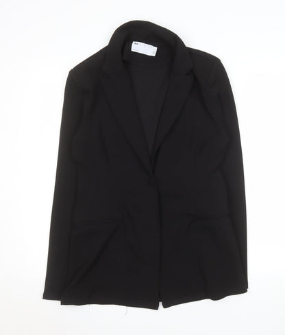 Womens UK Size 12 ASOS Tall Black Blazer