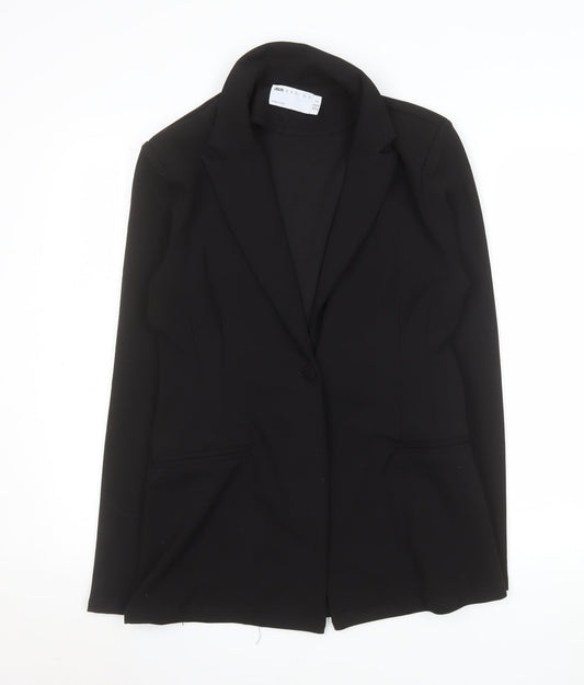 Womens UK Size 12 ASOS Tall Black Blazer