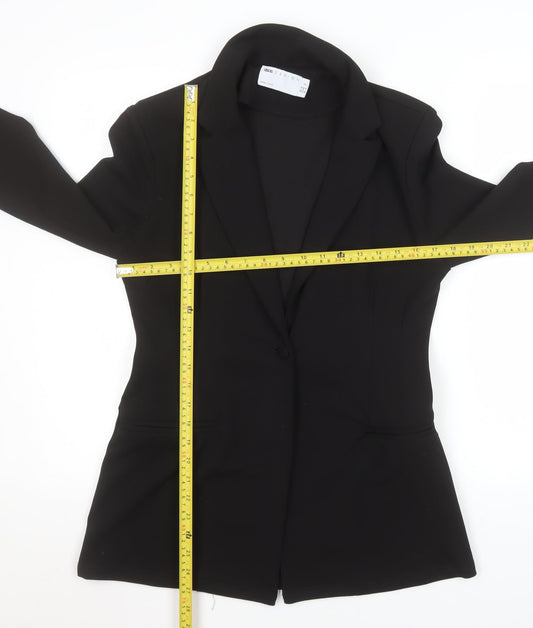 Womens UK Size 12 ASOS Tall Black Blazer
