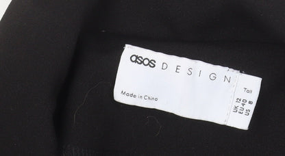 Womens UK Size 12 ASOS Tall Black Blazer