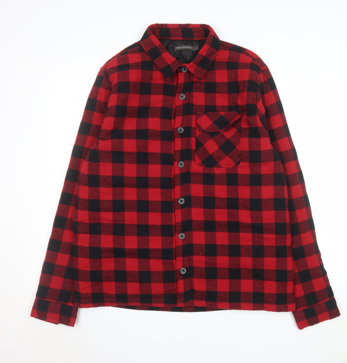 Mens UK Size L French Connection Red Basic Jacket